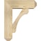 Ekena Millwork Legacy Craftsman Rough Sawn Bracket w/ Offset Brace, Douglas Fir, 6"W x 16"D x 20"H BKT0604X16X20LEC04RDF - alternate 2